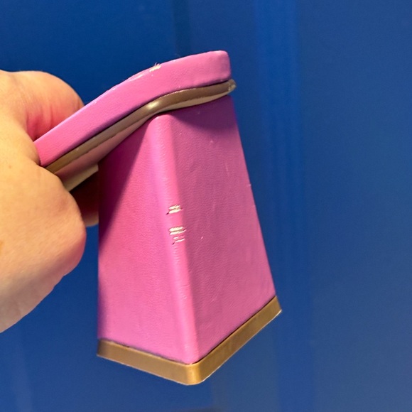 Chinese Laundry mules size 7.5, retro pink mules, Barbiecore heels - Picture 4 of 5